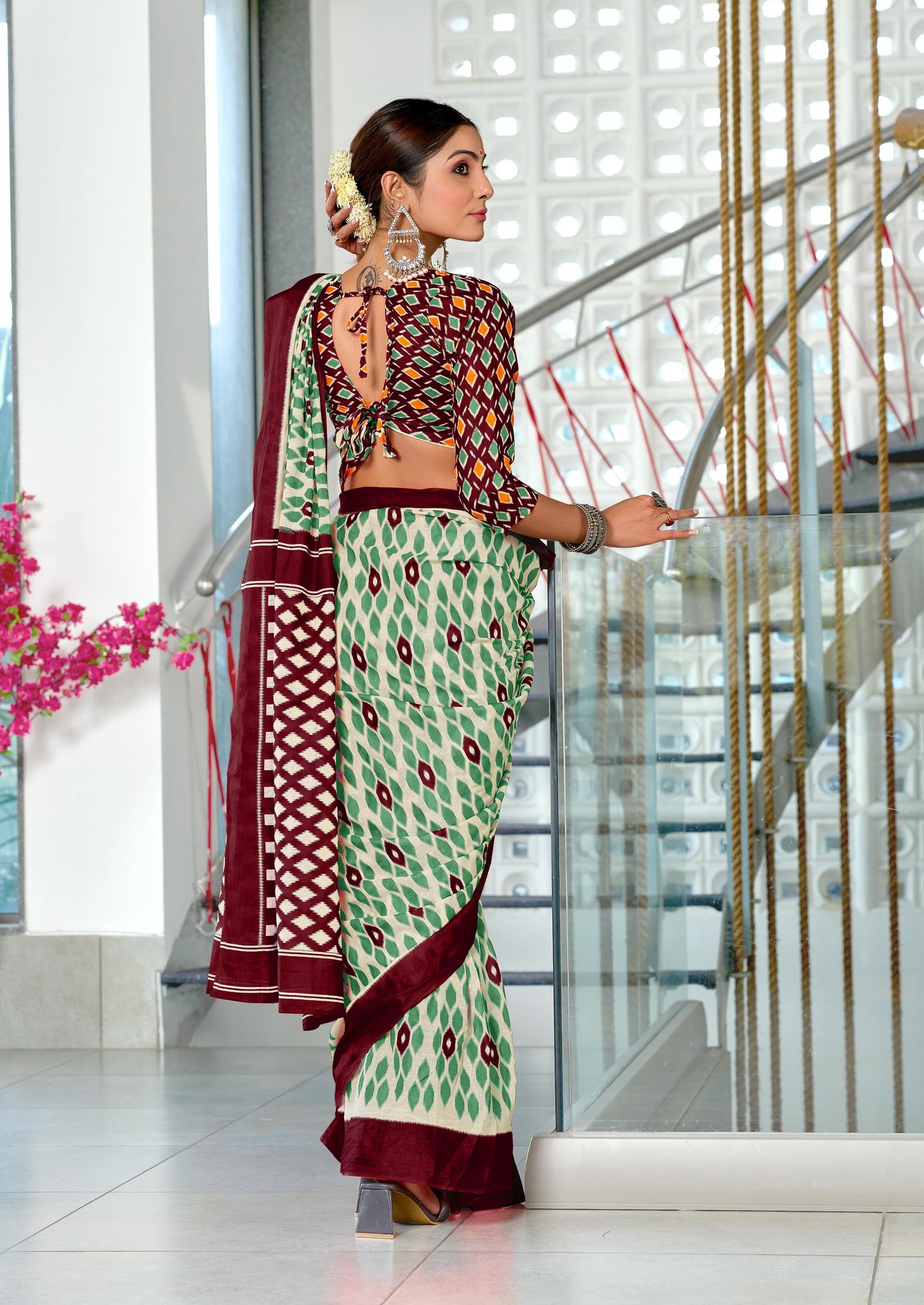 Kayatri New Soft Pure Cotton Printed Saree