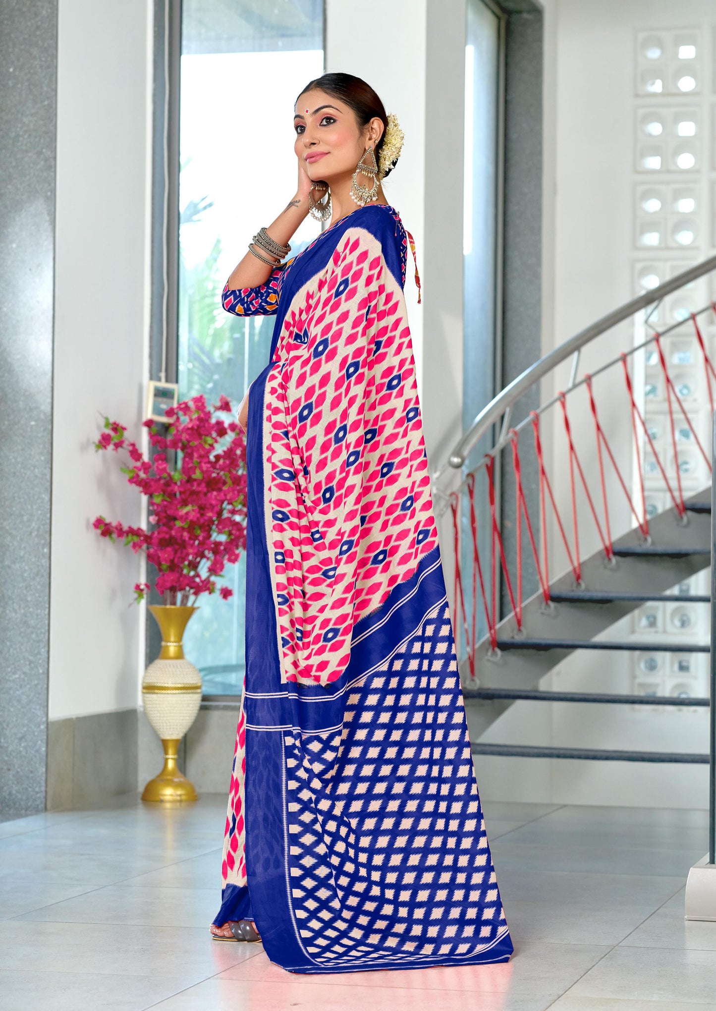 Kayatri New Soft Pure Cotton Printed Saree