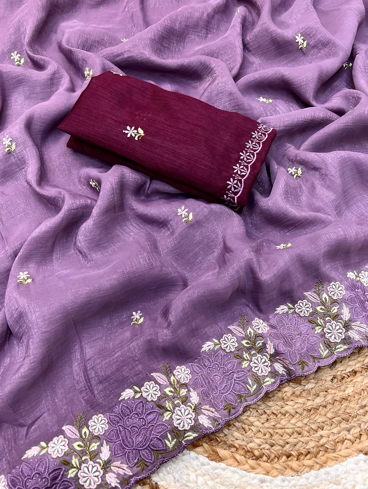 Kayatri New Crunchy Silk Designer Saree