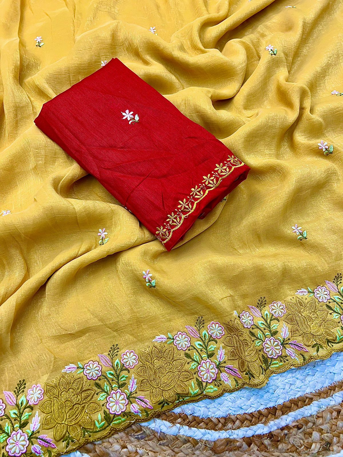 Kayatri New Crunchy Silk Designer Saree
