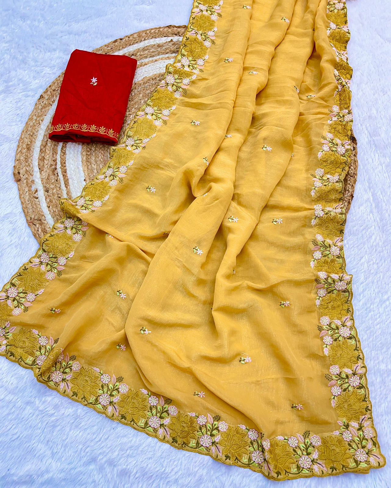 Kayatri New Crunchy Silk Designer Saree