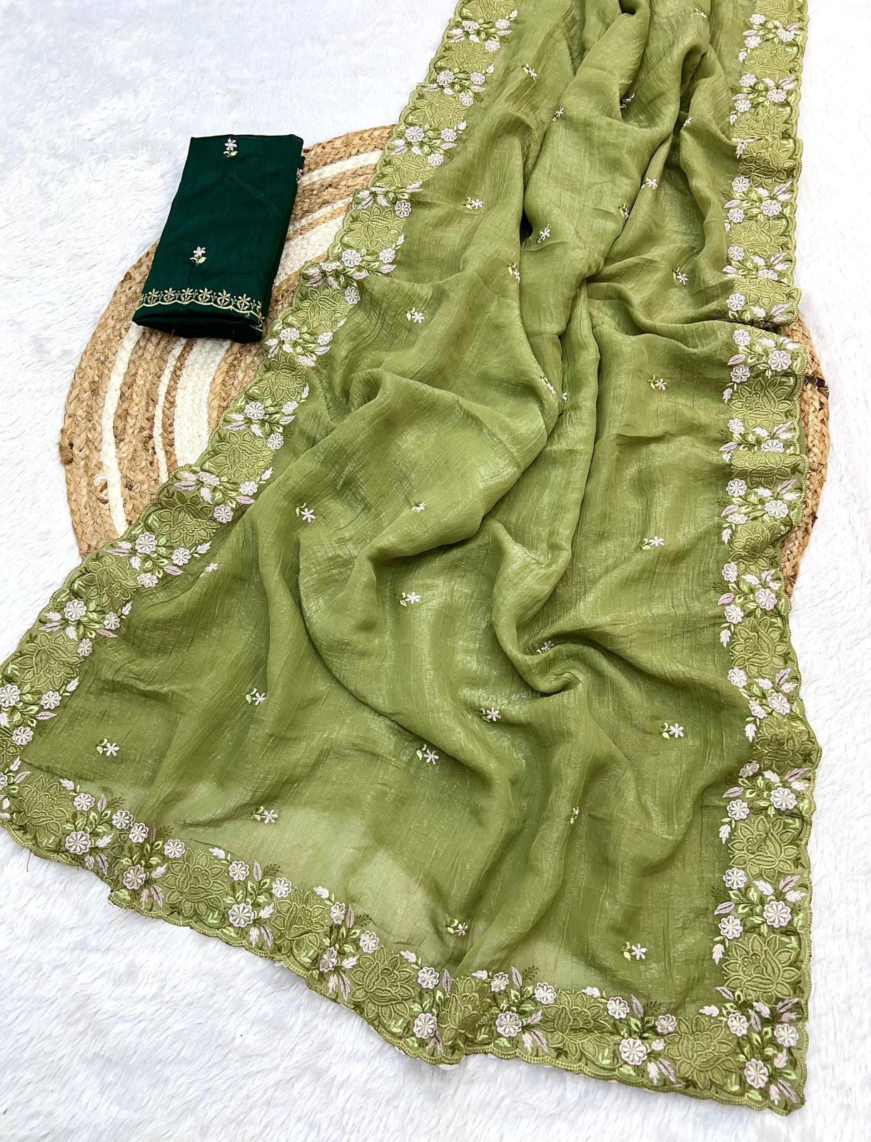 Kayatri New Crunchy Silk Designer Saree