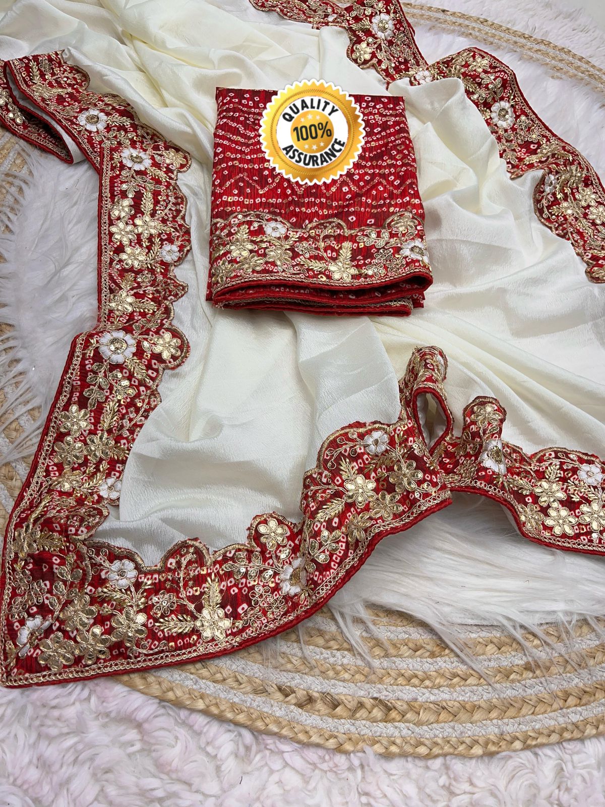 Kayatri New Soft Chinon Designer Saree
