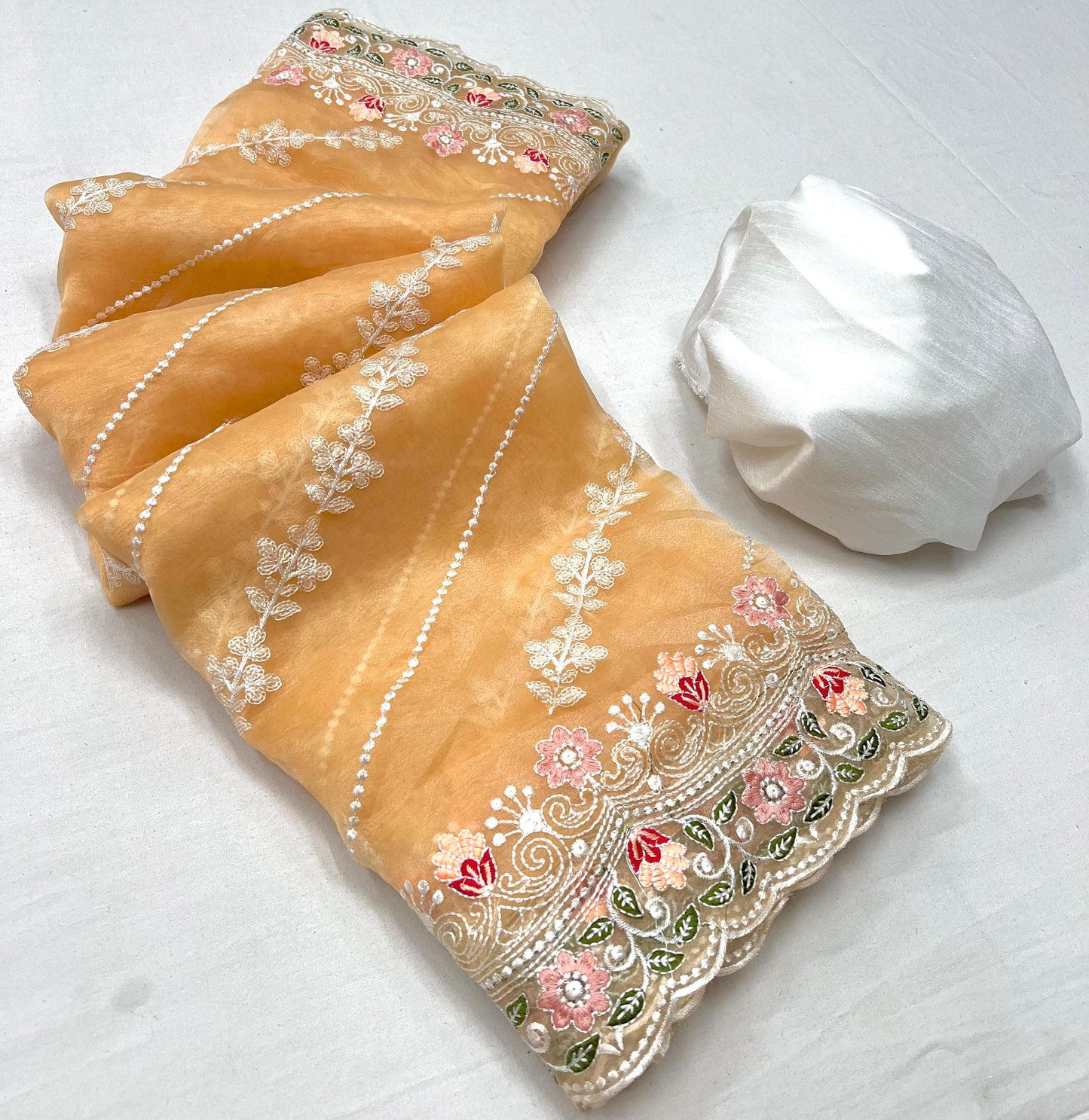 Kayatri New Pure Organza Embroidery Saree