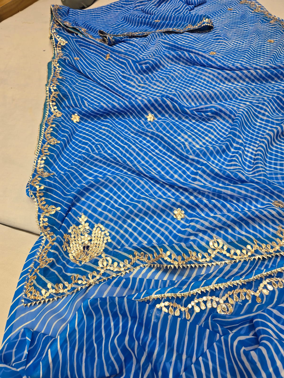 Kayatri New Pure CYC Georgette Leheriya Style Saree