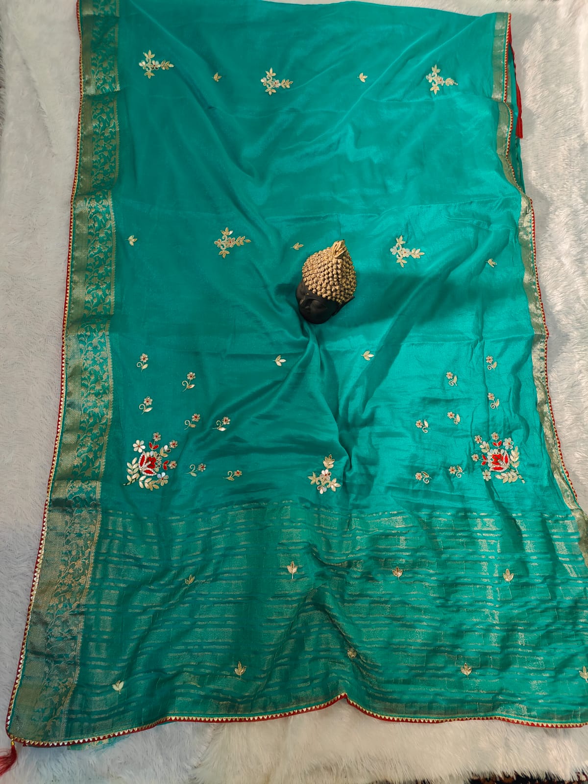 Kayatri New Chinon Georgette Handwork Saree