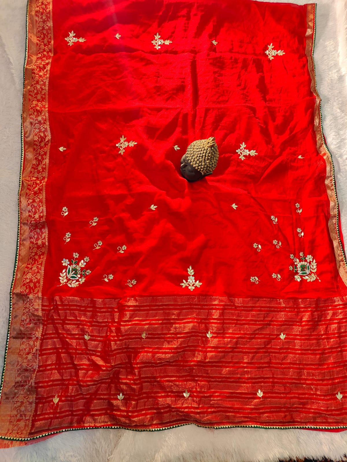 Kayatri New Chinon Georgette Handwork Saree