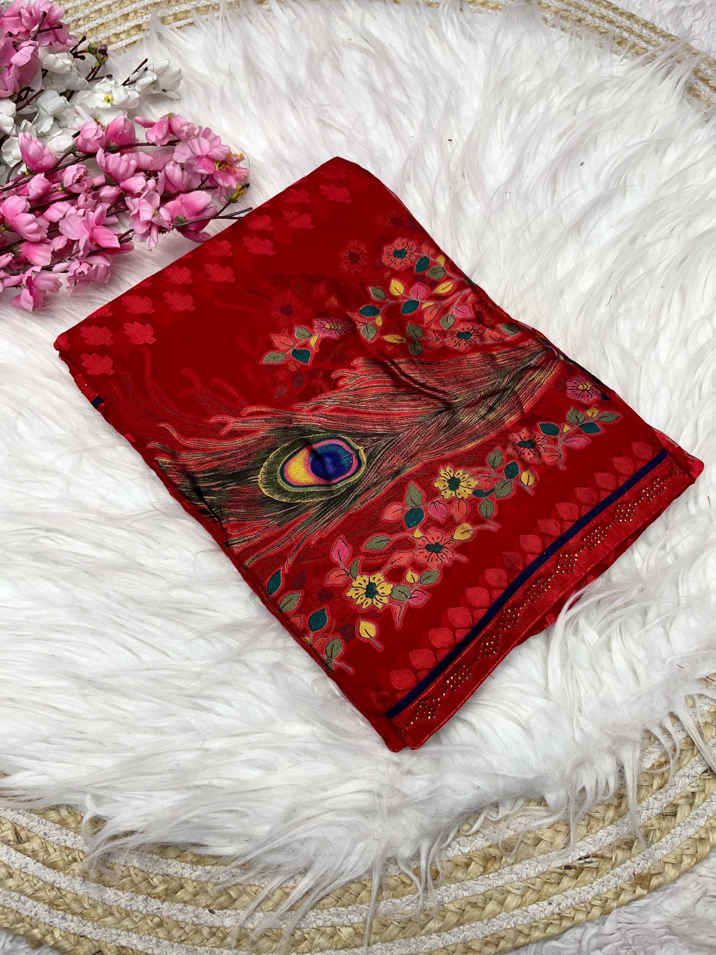 Kayatri New Viscose Baroso Printed Saree