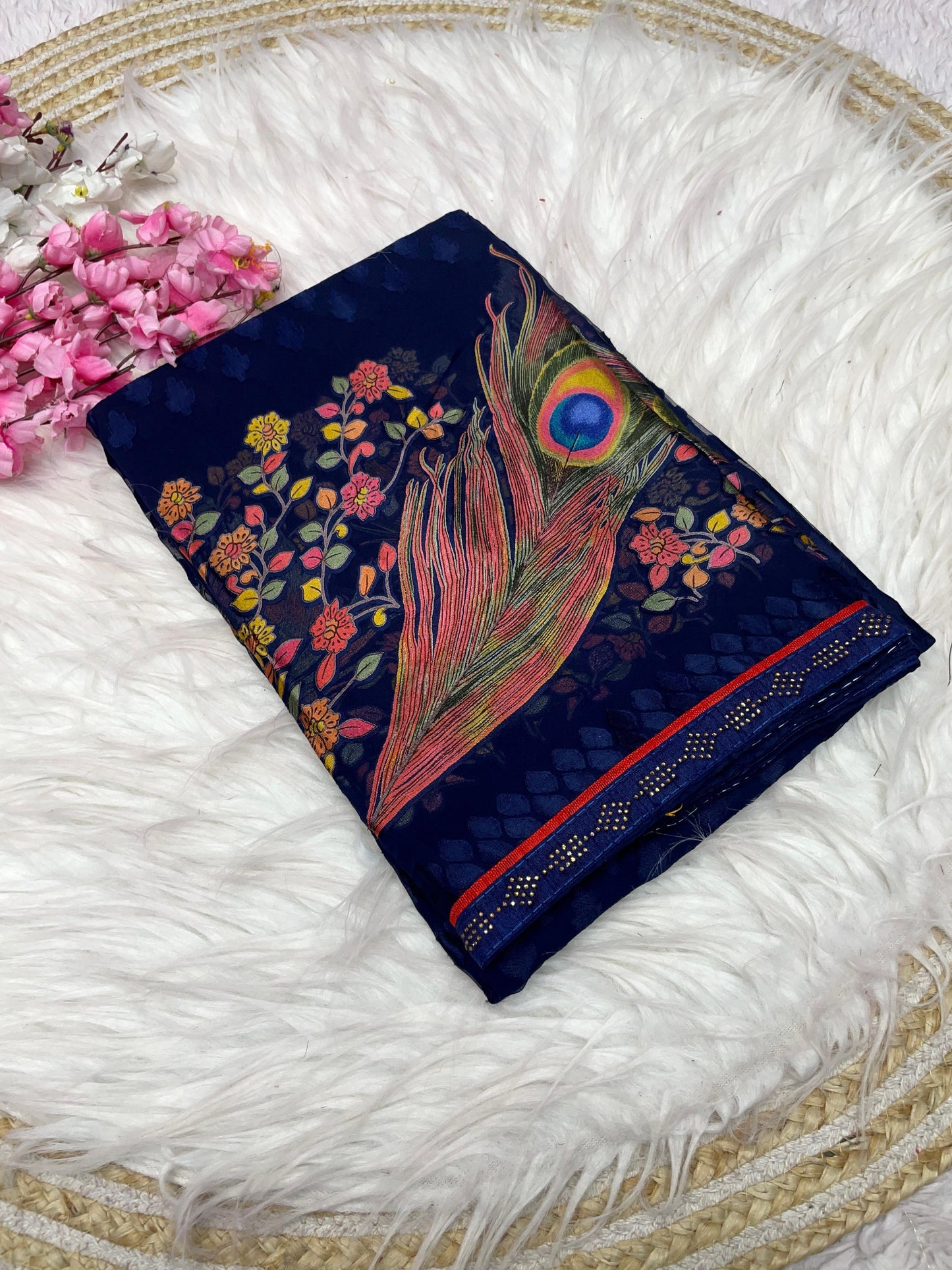 Kayatri New Viscose Baroso Printed Saree