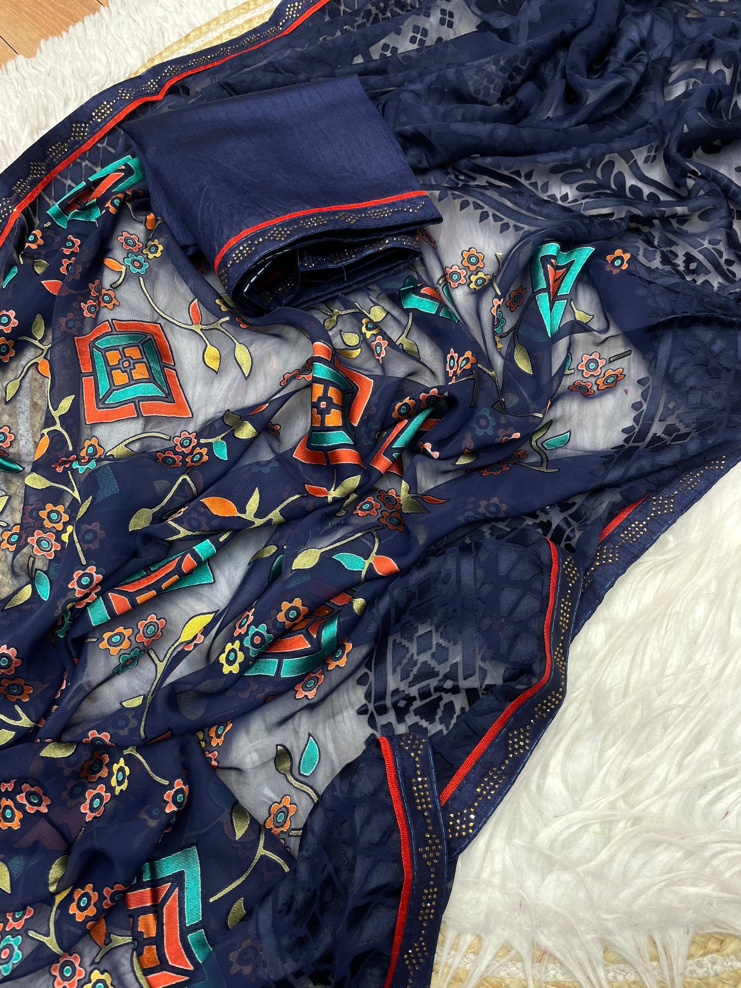 Kayatri New Viscose Baroso Printed Saree