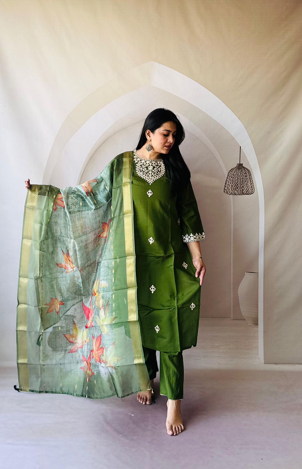 Kayatri New Designer Roman Silk Gotapatti Hanwork Saree