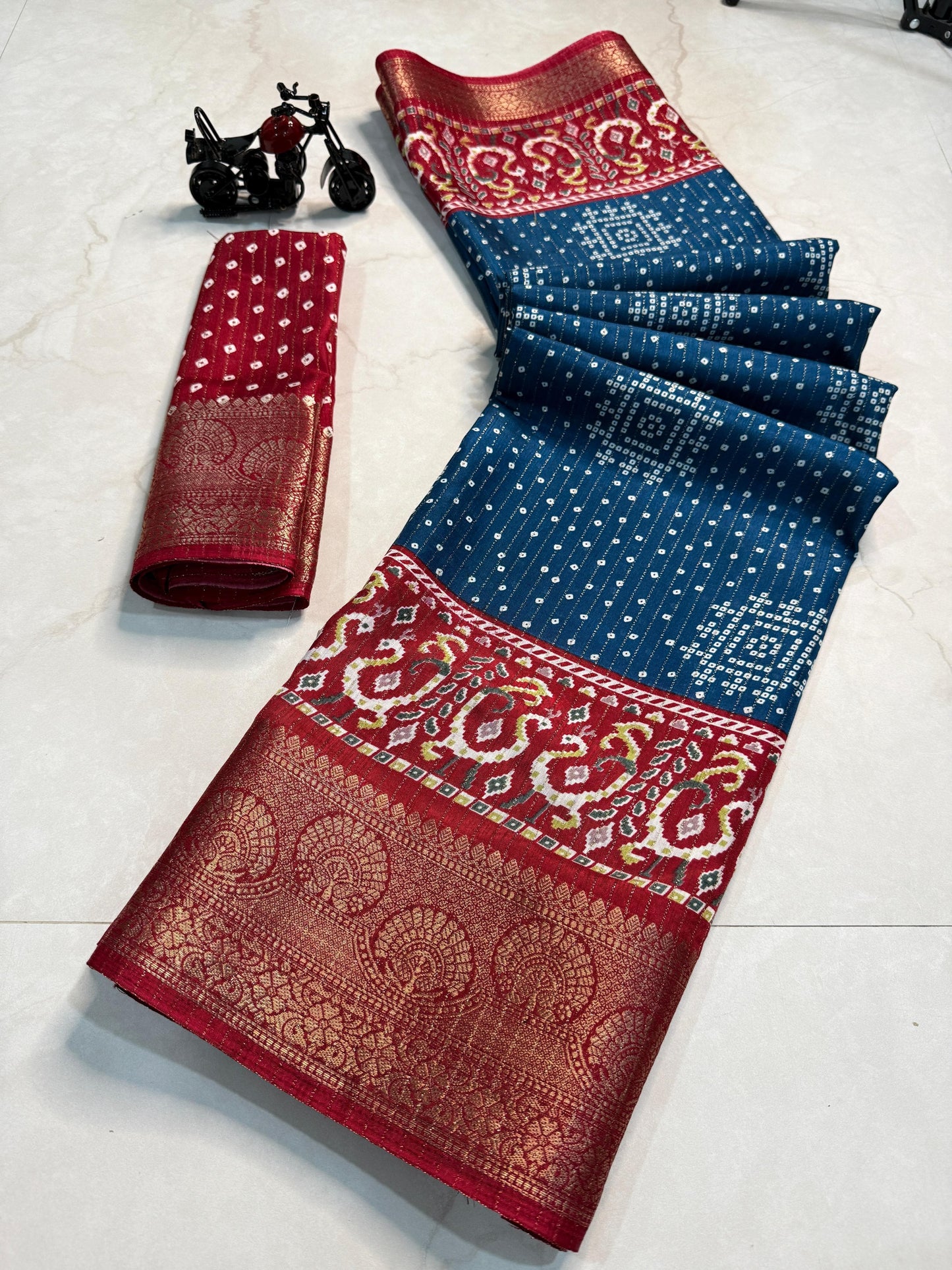 Kayatri New Rekko Silk Floral Design Saree