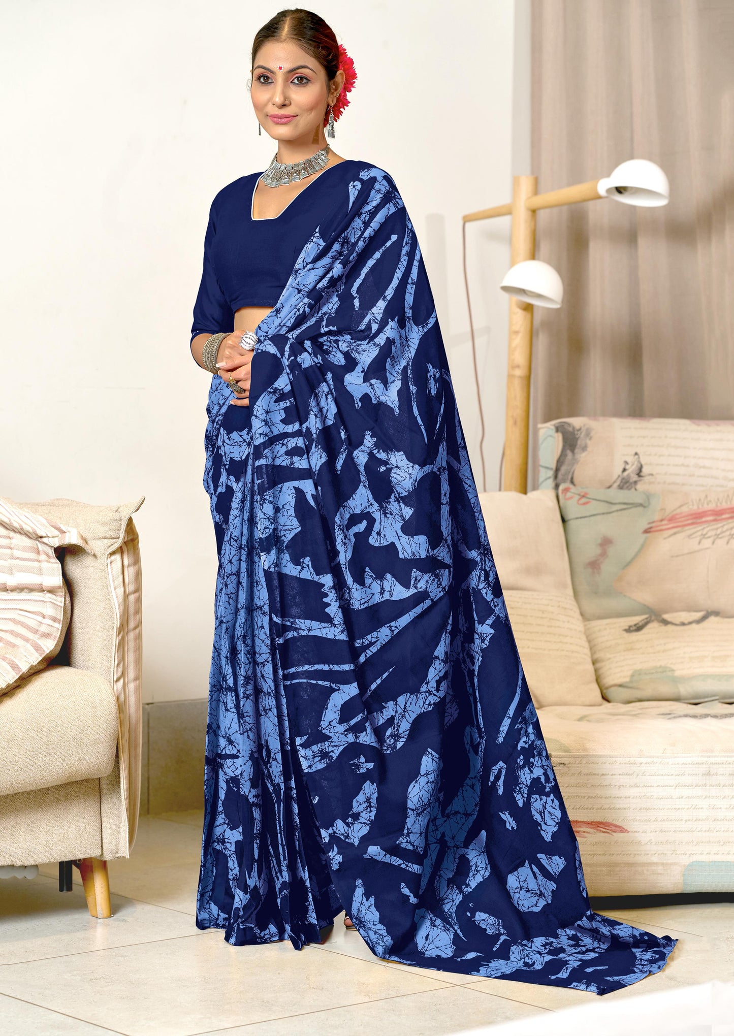 Kayatri New Soft Pure Cotton Printed Saree