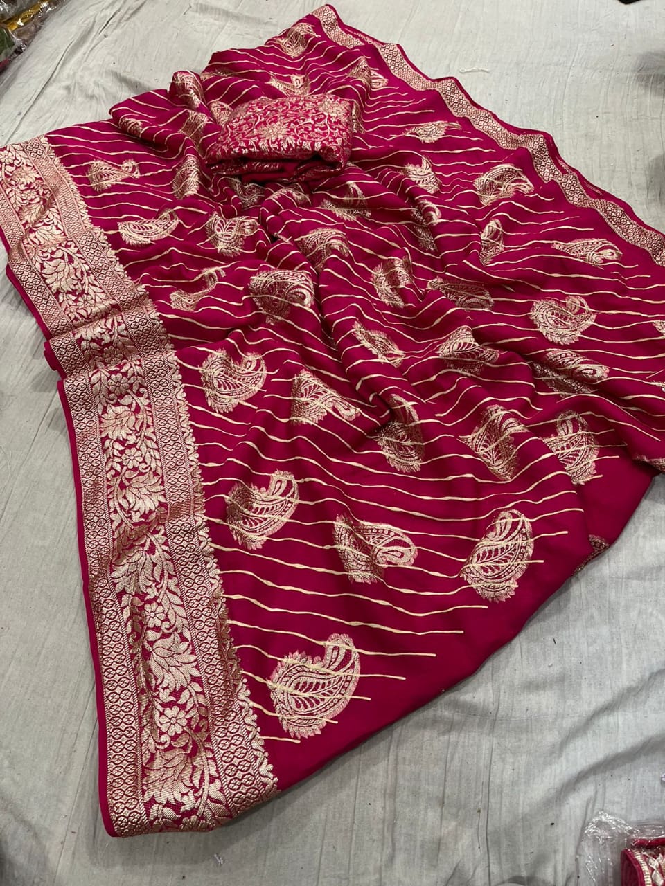 Kayatri New Pure Russian Silk Heavy Zari Weaving Saree