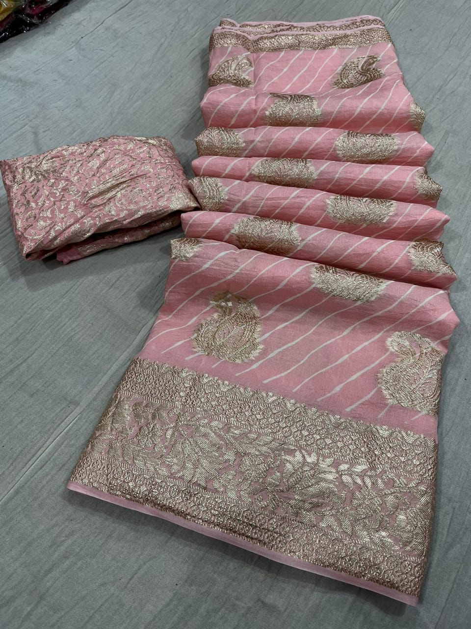 Kayatri New Pure Russian Silk Heavy Zari Weaving Saree