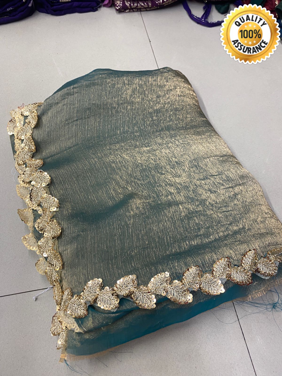 Kayatri New Designer Fandy Chiffon Silk Sequence Work Saree