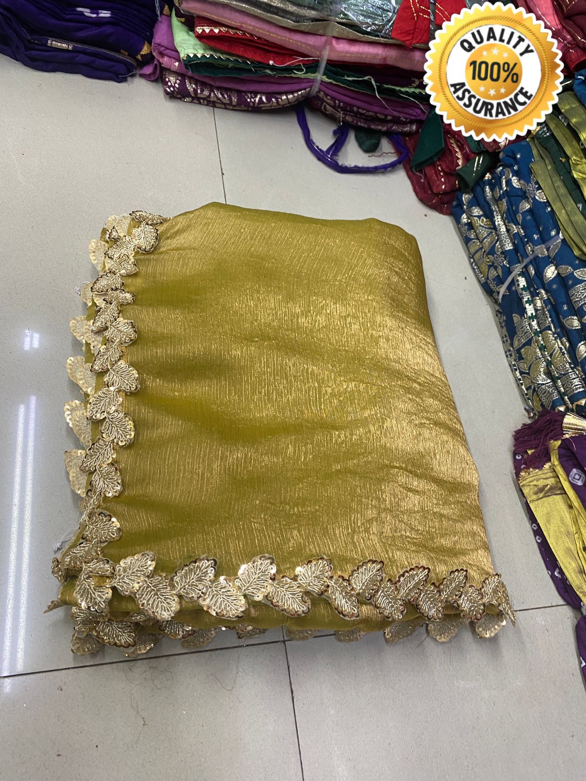 Kayatri New Designer Fandy Chiffon Silk Sequence Work Saree