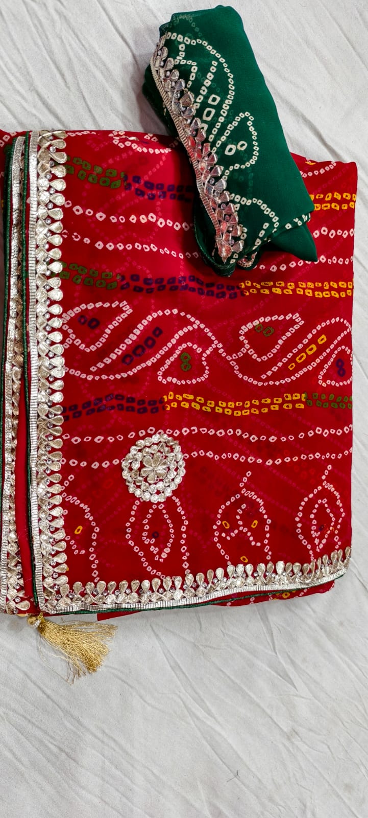Kayatri New Pure Georgette Gotapatti Work Saree