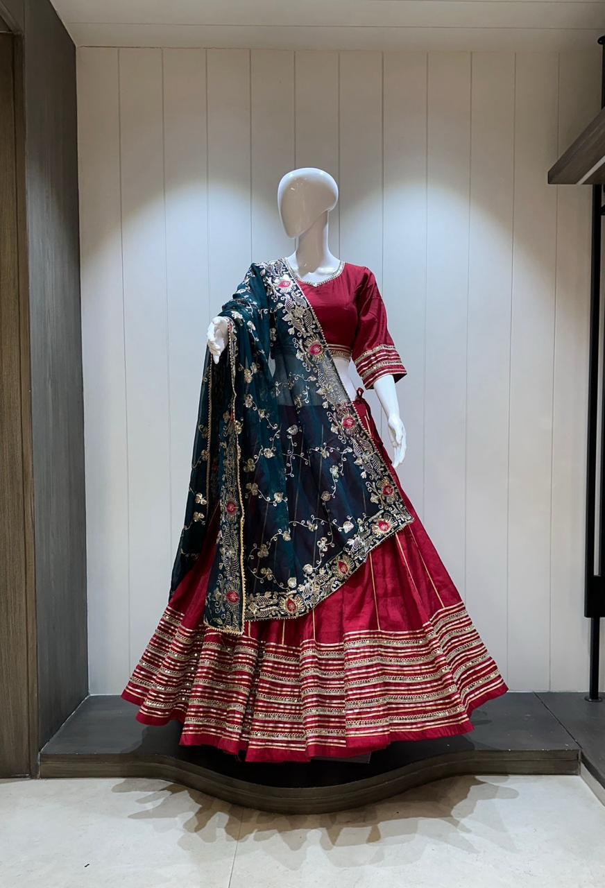 Kayatri New Designer Pure Reyon Cotton Lehenga