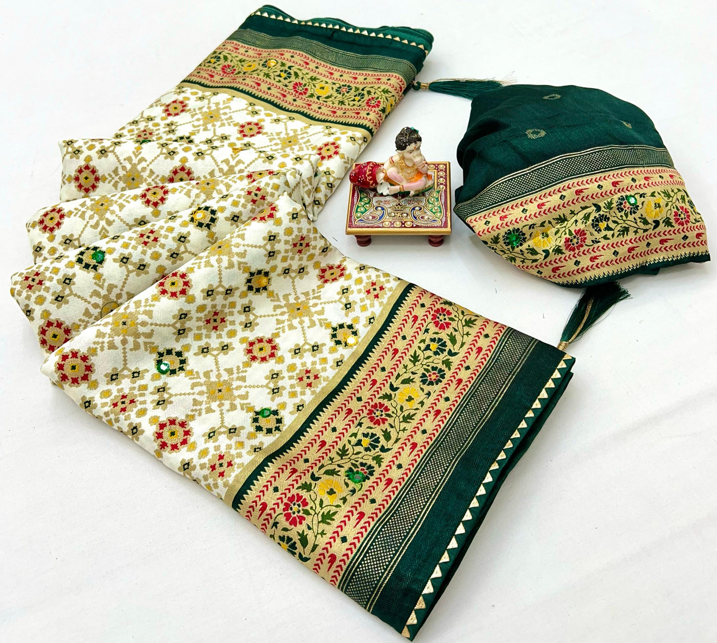 Kayatri New Designer Soft Pashmina Silk Printed Saree