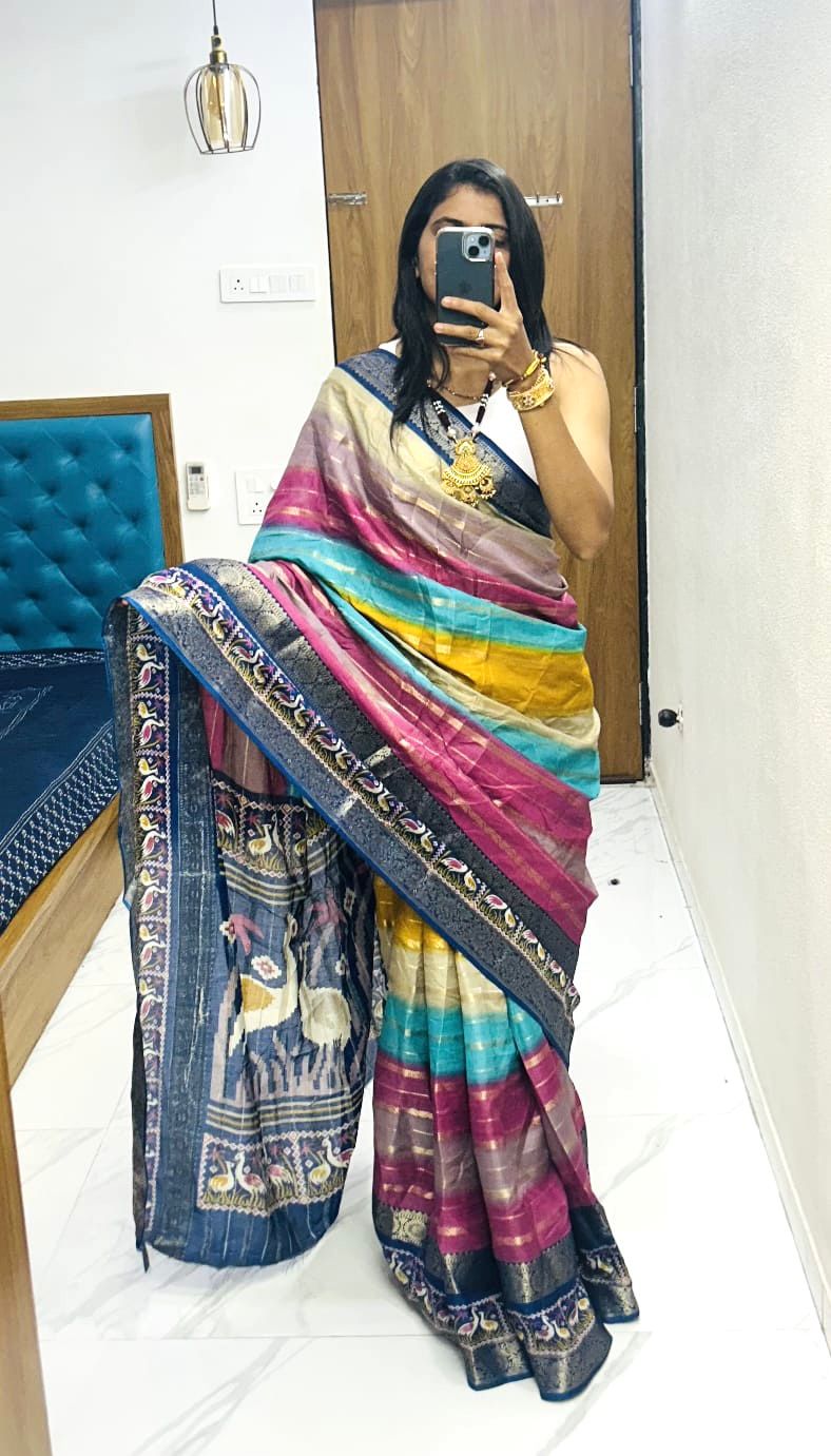 Kayatri New Silk Fabric Zari Weaving Saree