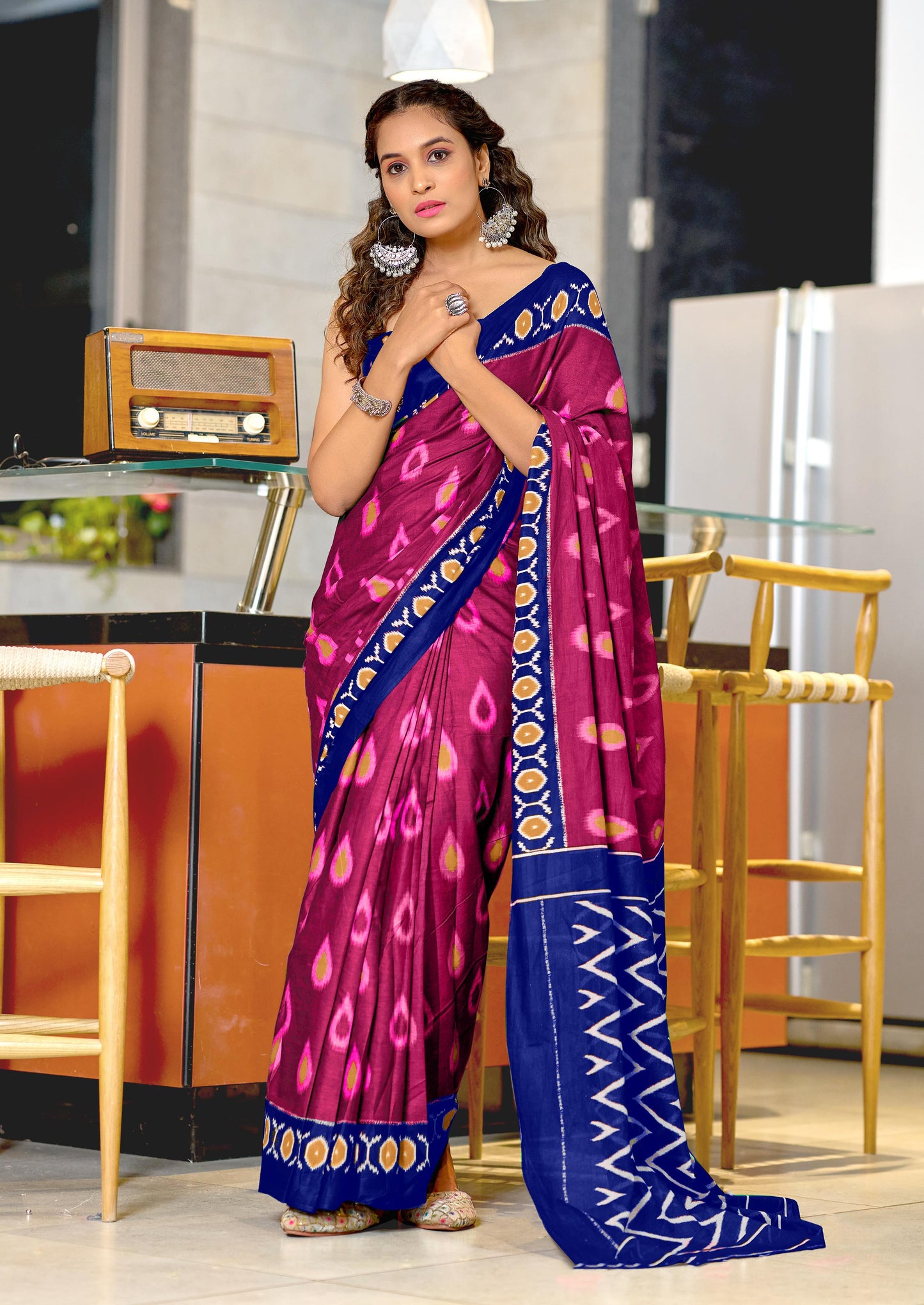 Kayatri New Mulmul Cotton Printed Saree