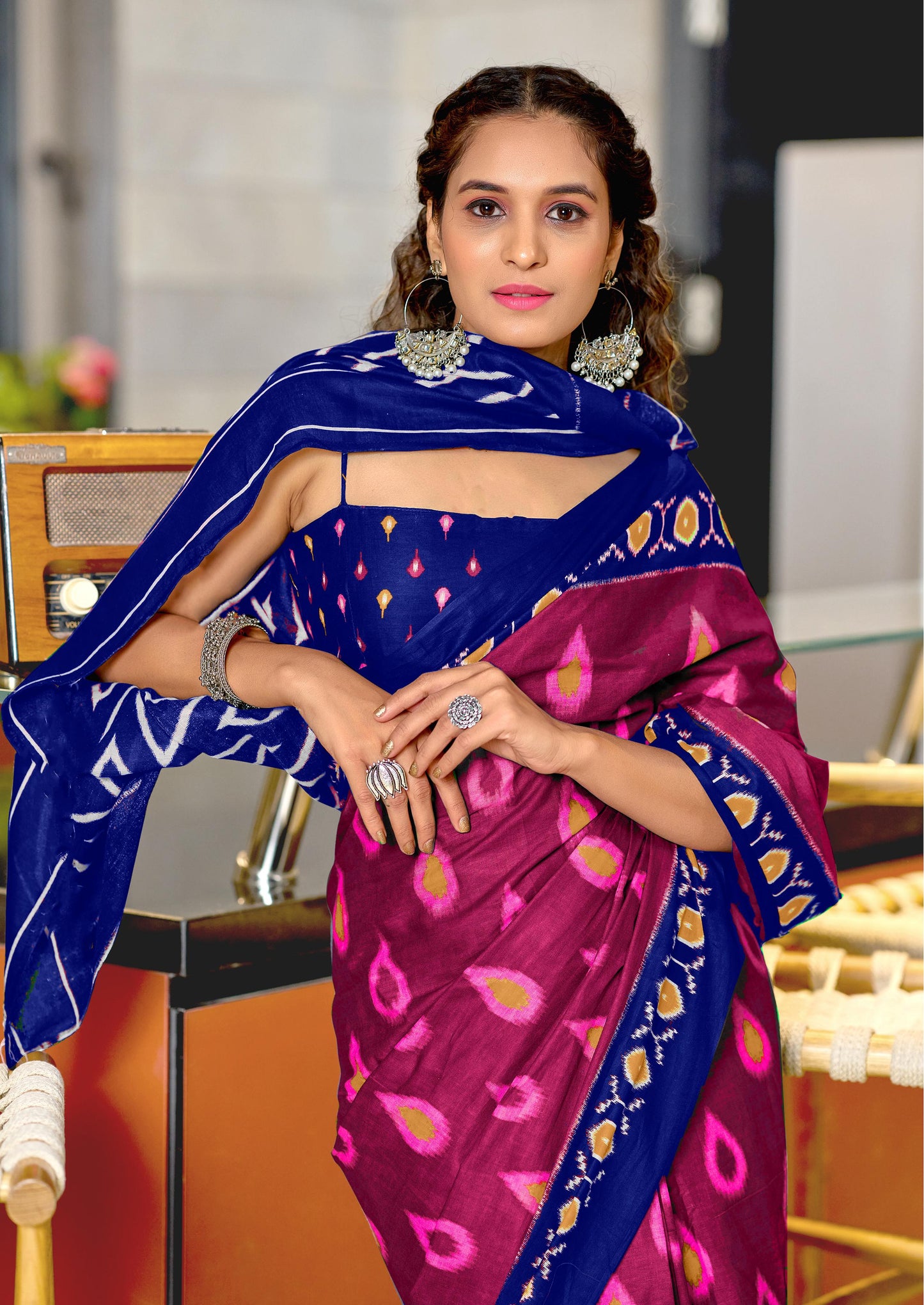Kayatri New Mulmul Cotton Printed Saree