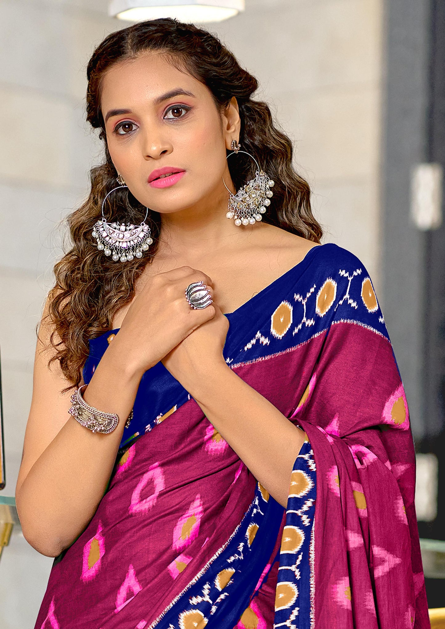 Kayatri New Mulmul Cotton Printed Saree
