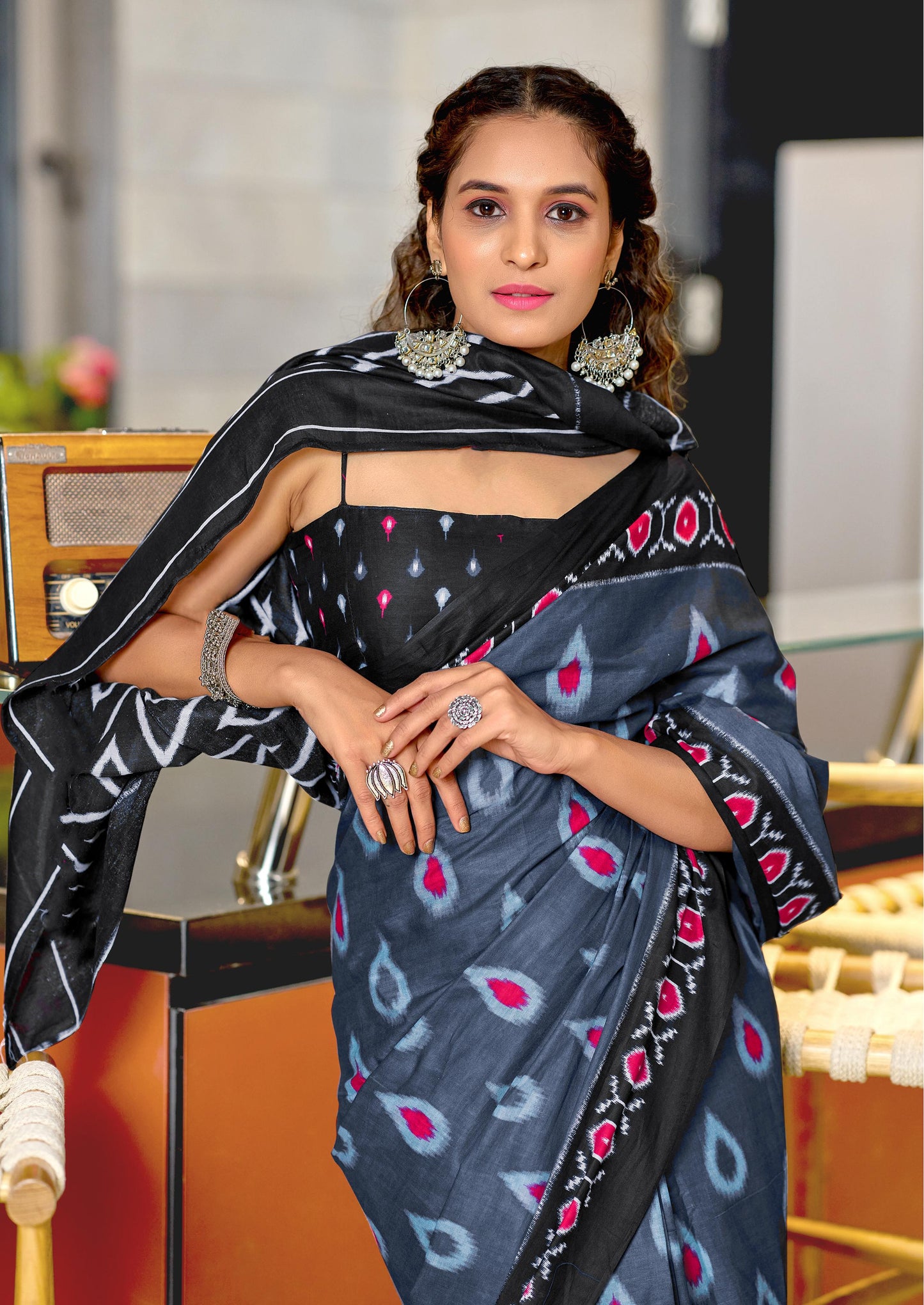 Kayatri New Mulmul Cotton Printed Saree