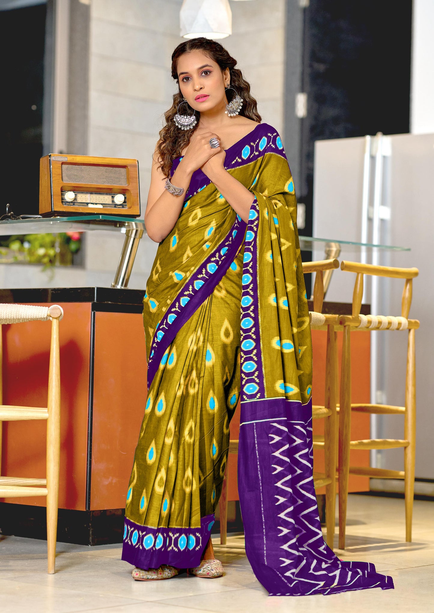 Kayatri New Mulmul Cotton Printed Saree