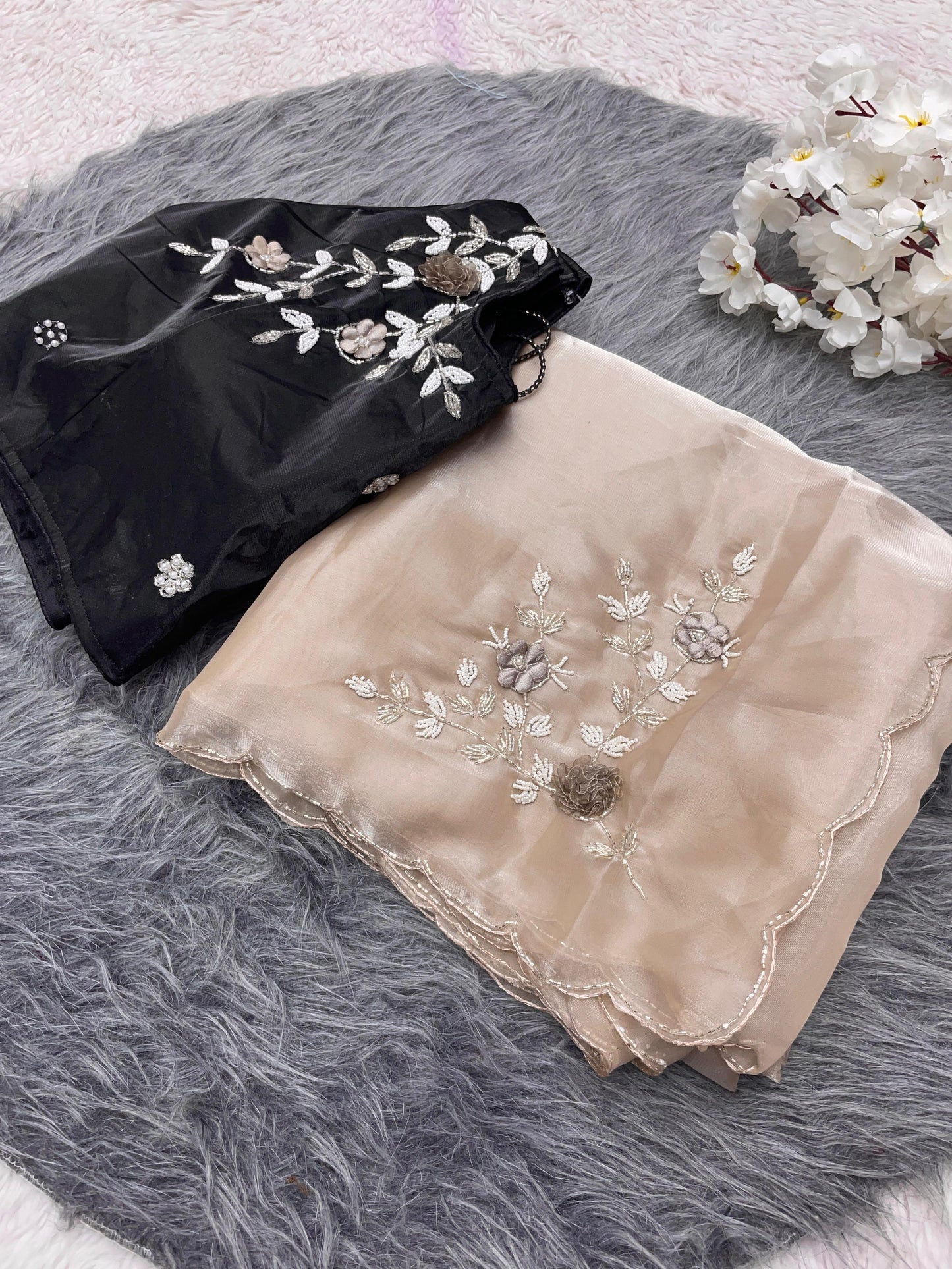 Kayatri New Jimmy Choo Sattin Designer Saree