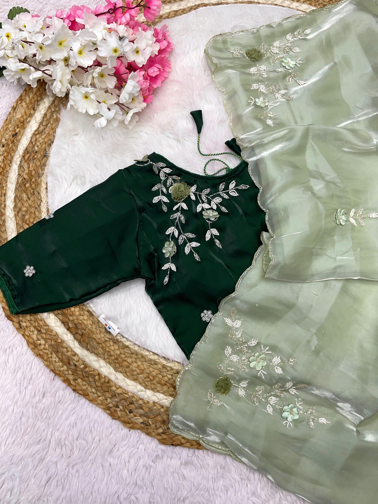 Kayatri New Jimmy Choo Sattin Designer Saree