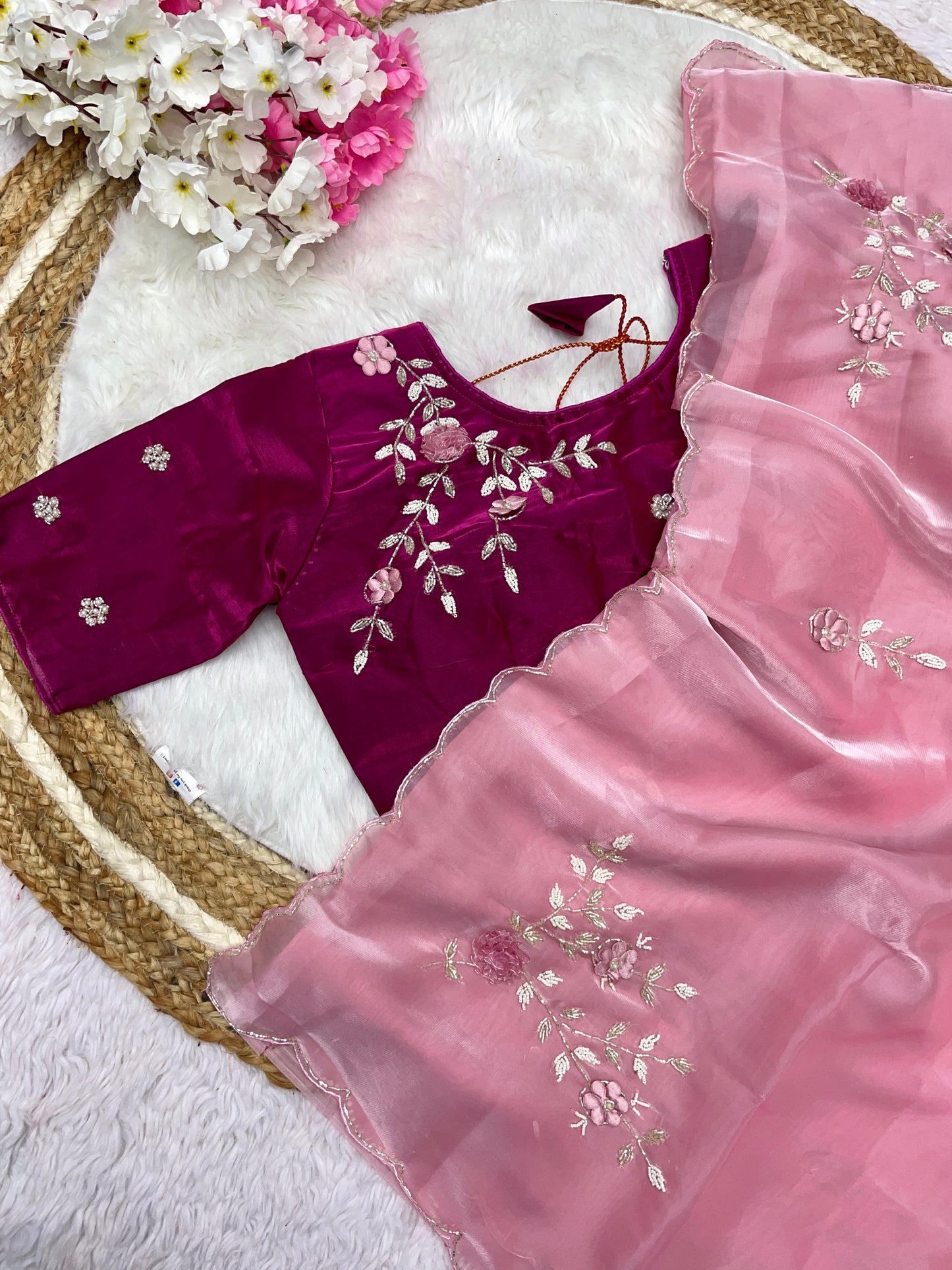 Kayatri New Jimmy Choo Sattin Designer Saree
