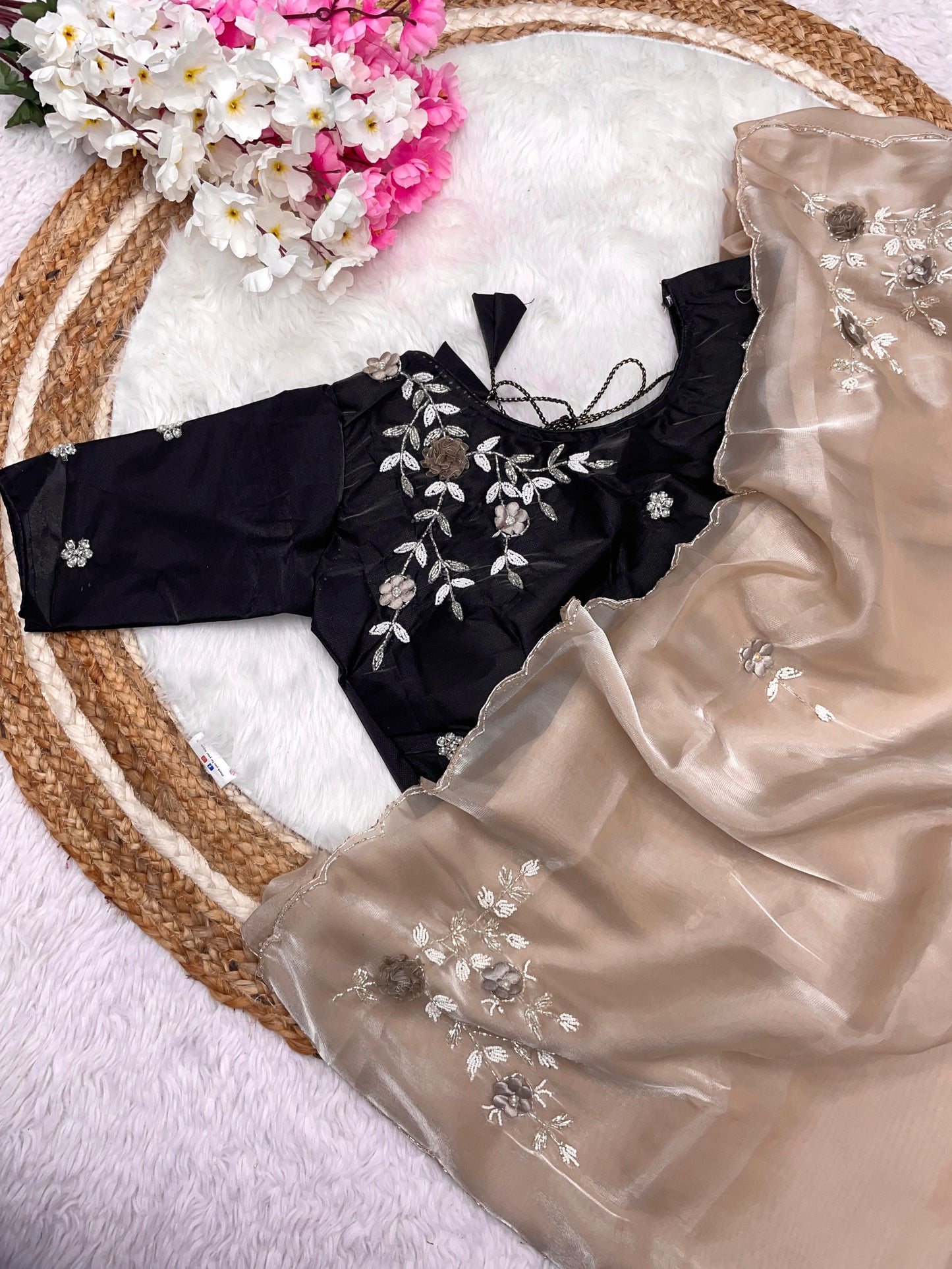 Kayatri New Jimmy Choo Sattin Designer Saree