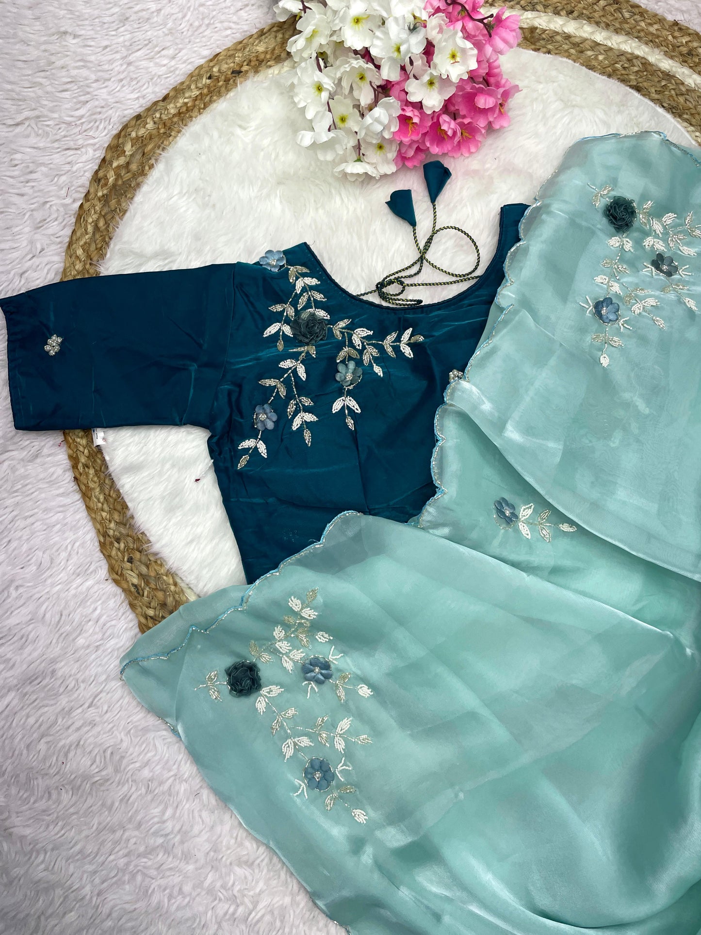 Kayatri New Jimmy Choo Sattin Designer Saree