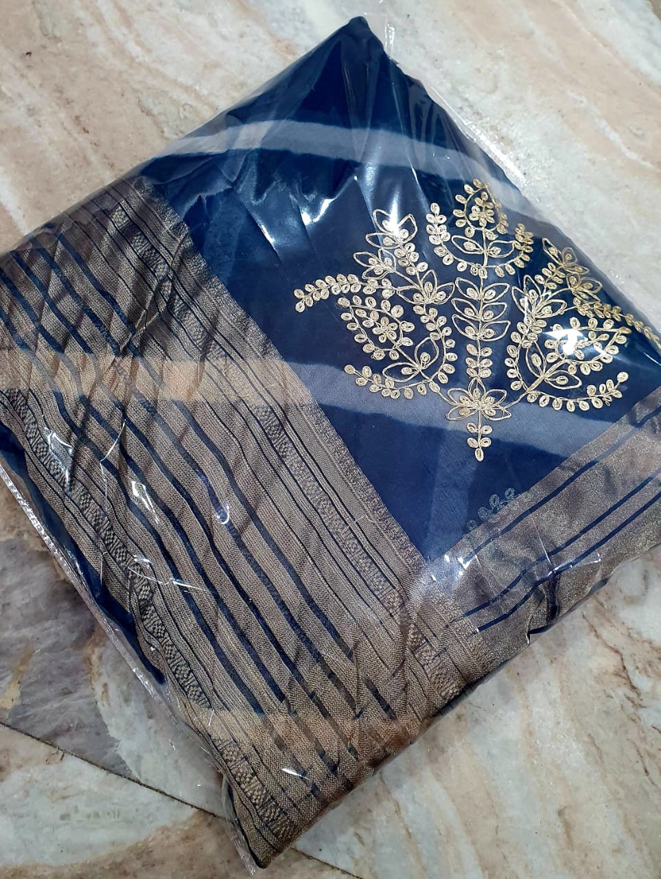 Kayatri New Pure Organza Pittan Work Leheriya Style Saree