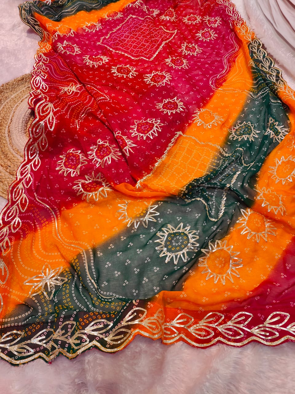Kayatri New Georgette Kacha Gota Work Saree