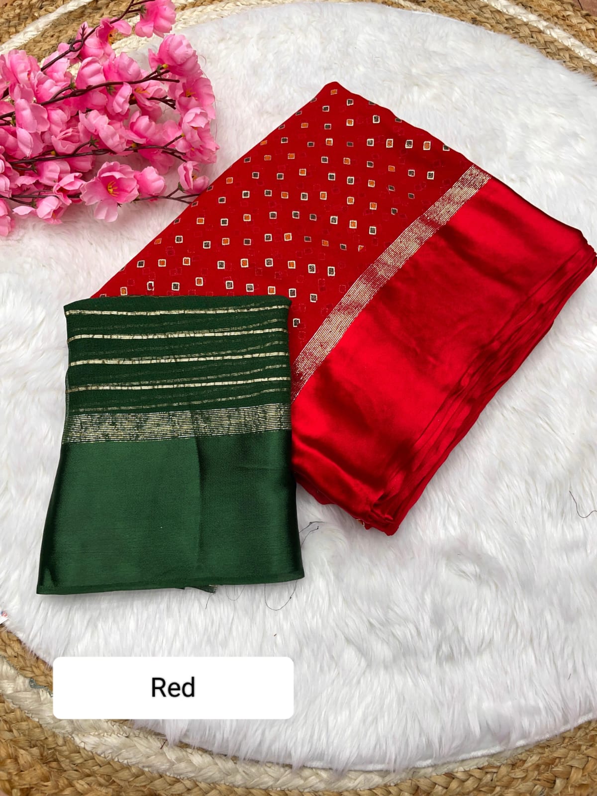 Kayatri New Soft Viscose Georgette Bandhani Style Saree