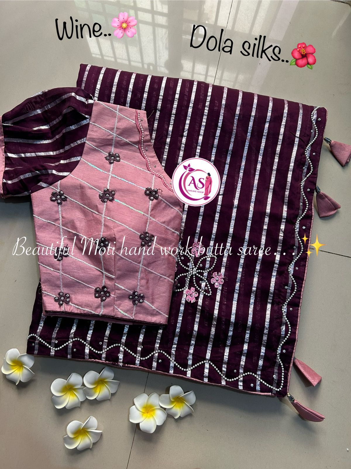 Kayatri New Chanderi Dola Silk Handwork Saree