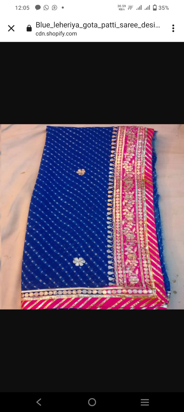 Kayatri New 60 Grm Georgette Hand Gotapatti Work Saree