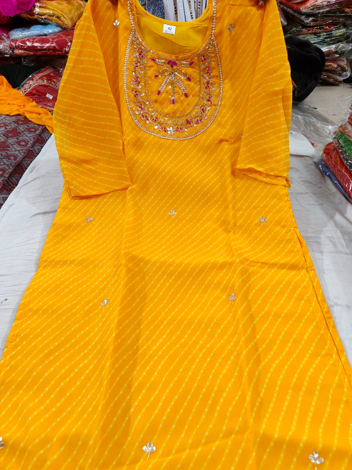 Kayatri New 60 Grm Georgette Hand Gotapatti Work Kurti
