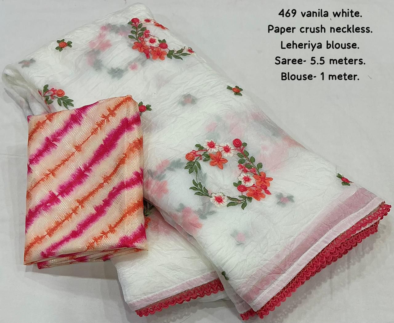 Kayatri New Soft Paper Crush Designer Saree