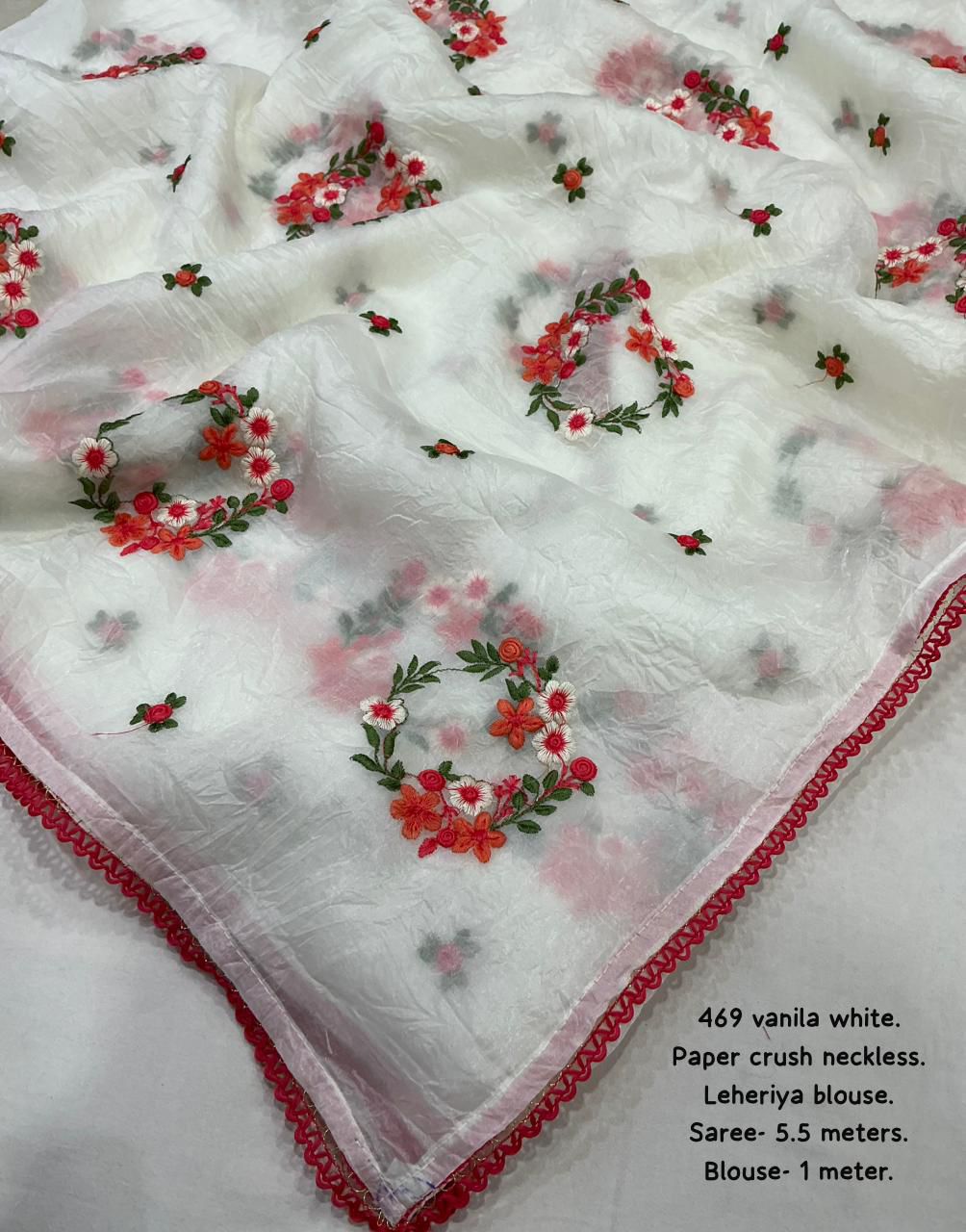 Kayatri New Soft Paper Crush Designer Saree