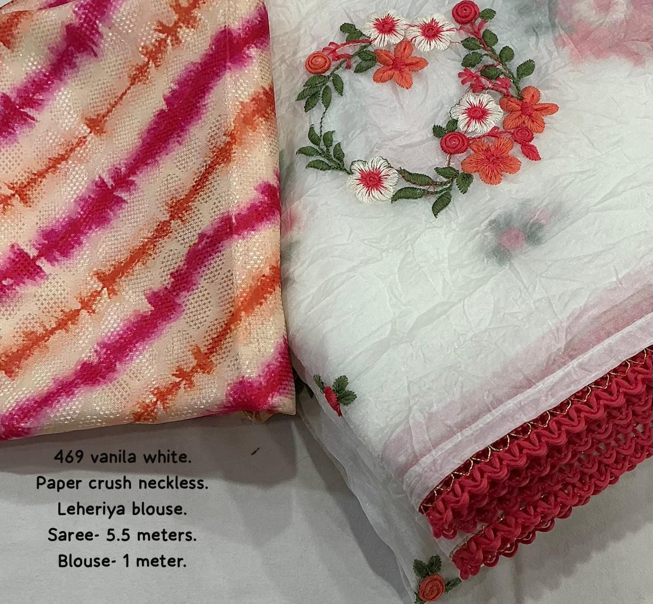 Kayatri New Soft Paper Crush Designer Saree