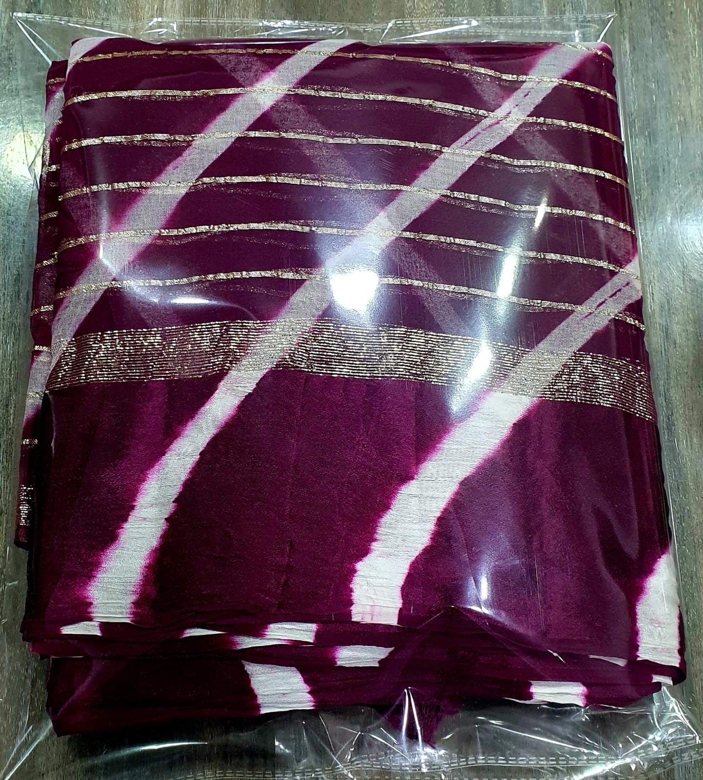 Kayatri New Pure Viscose Georgette Satan Patta Saree