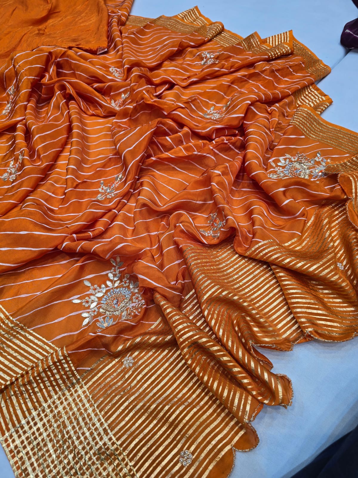 Kayatri New Pure Upada Banarasi Zari Weaving Saree