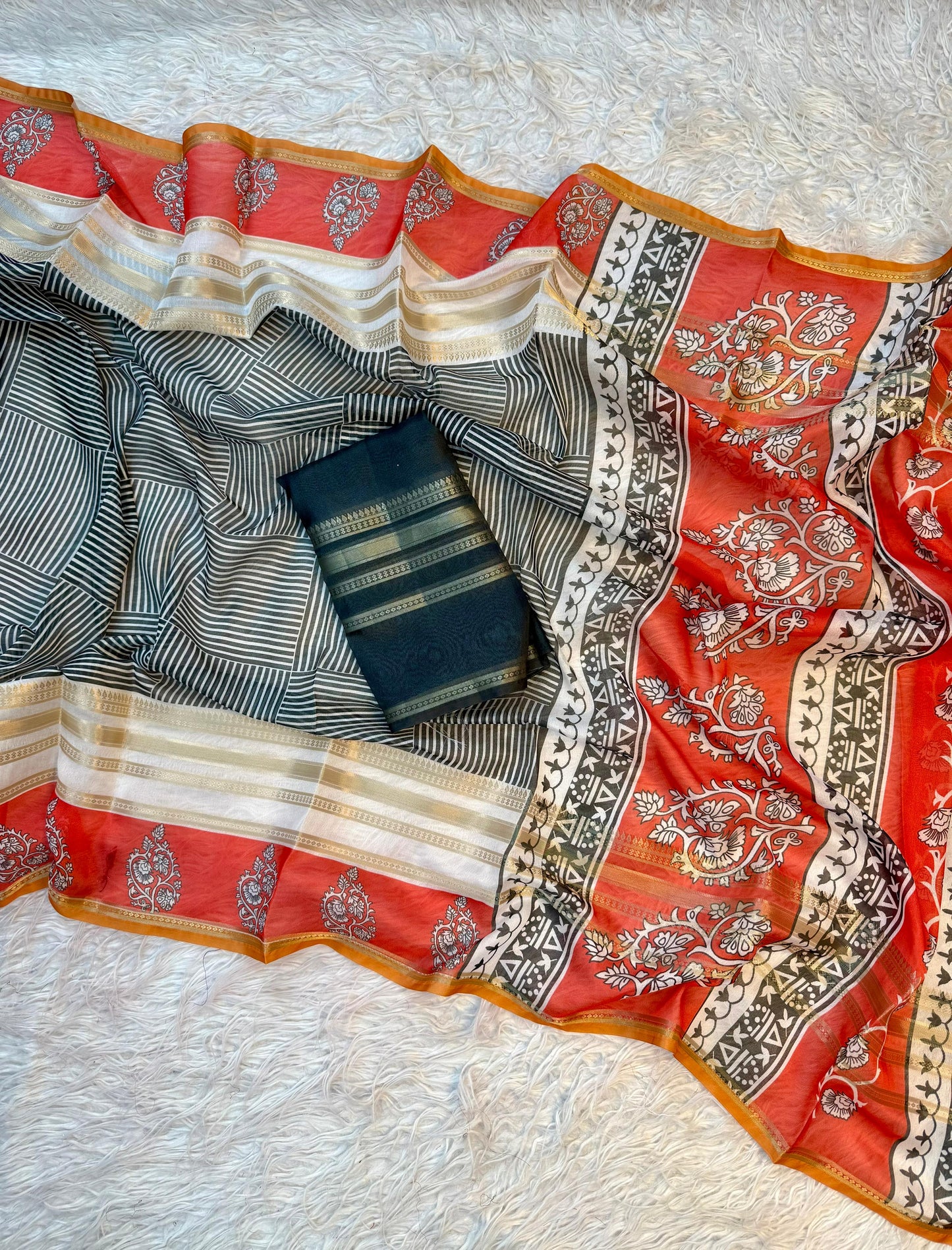 Kayatri New Soft Satin Crape Digital Print Saree