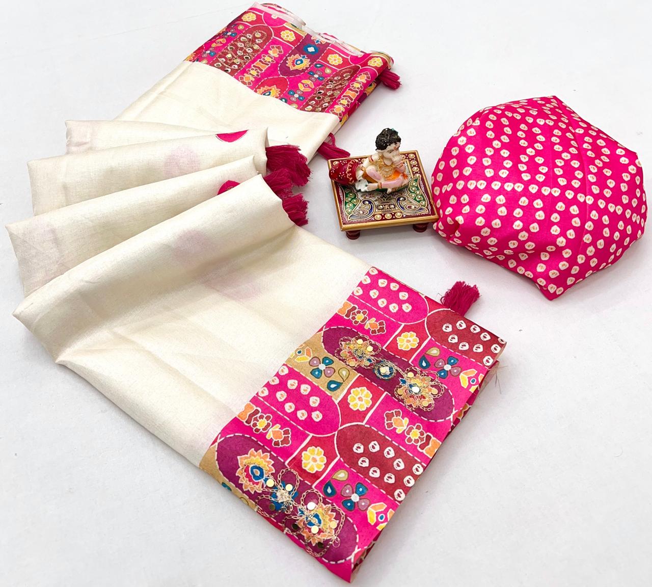 Kayatri New Tussar Silk Digital Print Saree