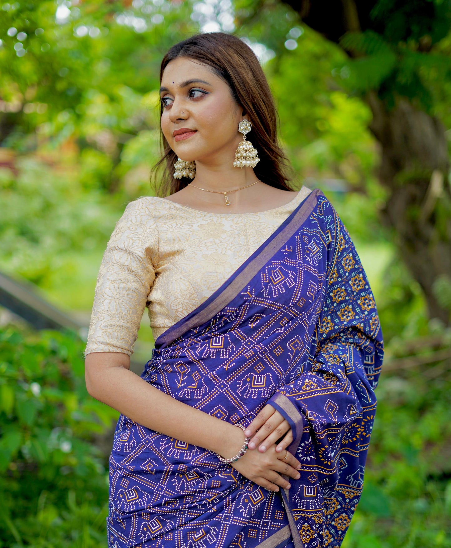 Kayatri Rajwadi Bandhani Collection Saree