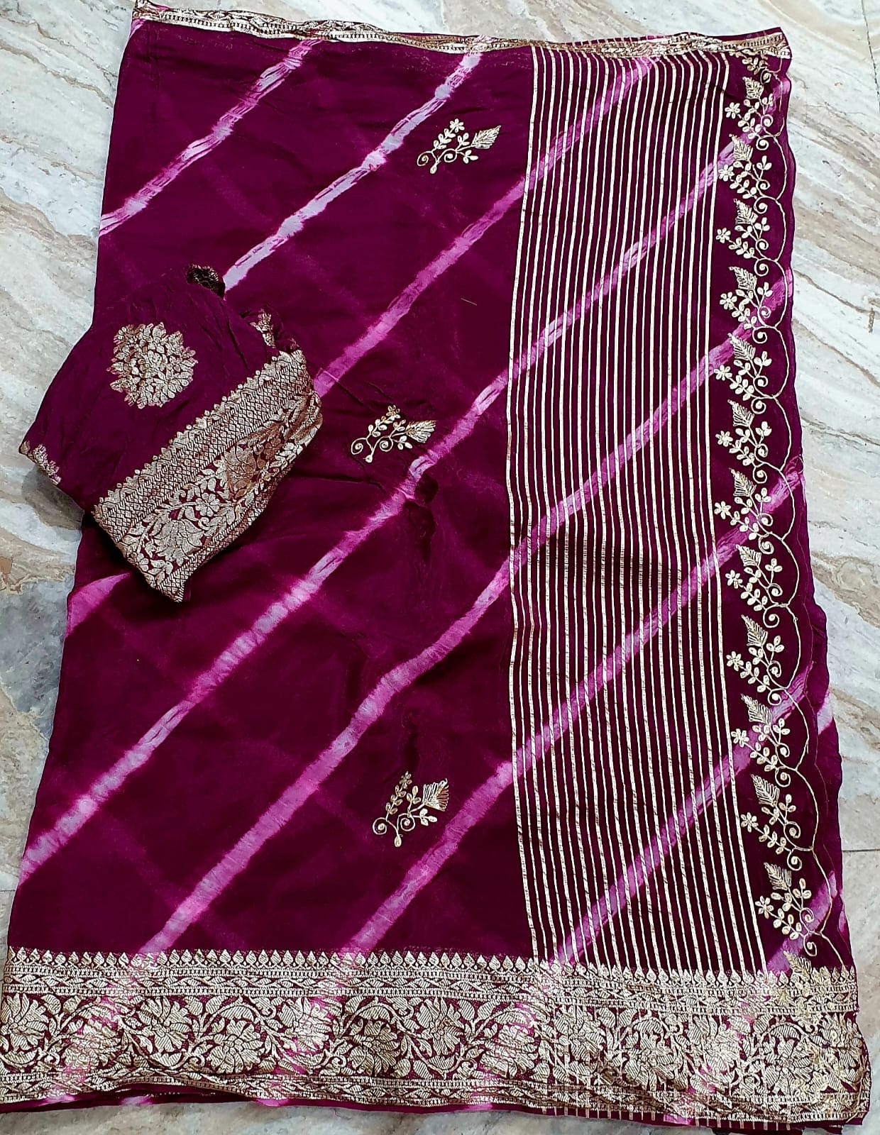 Kayatri Pure Organza Elegance with Banarasi Touch
